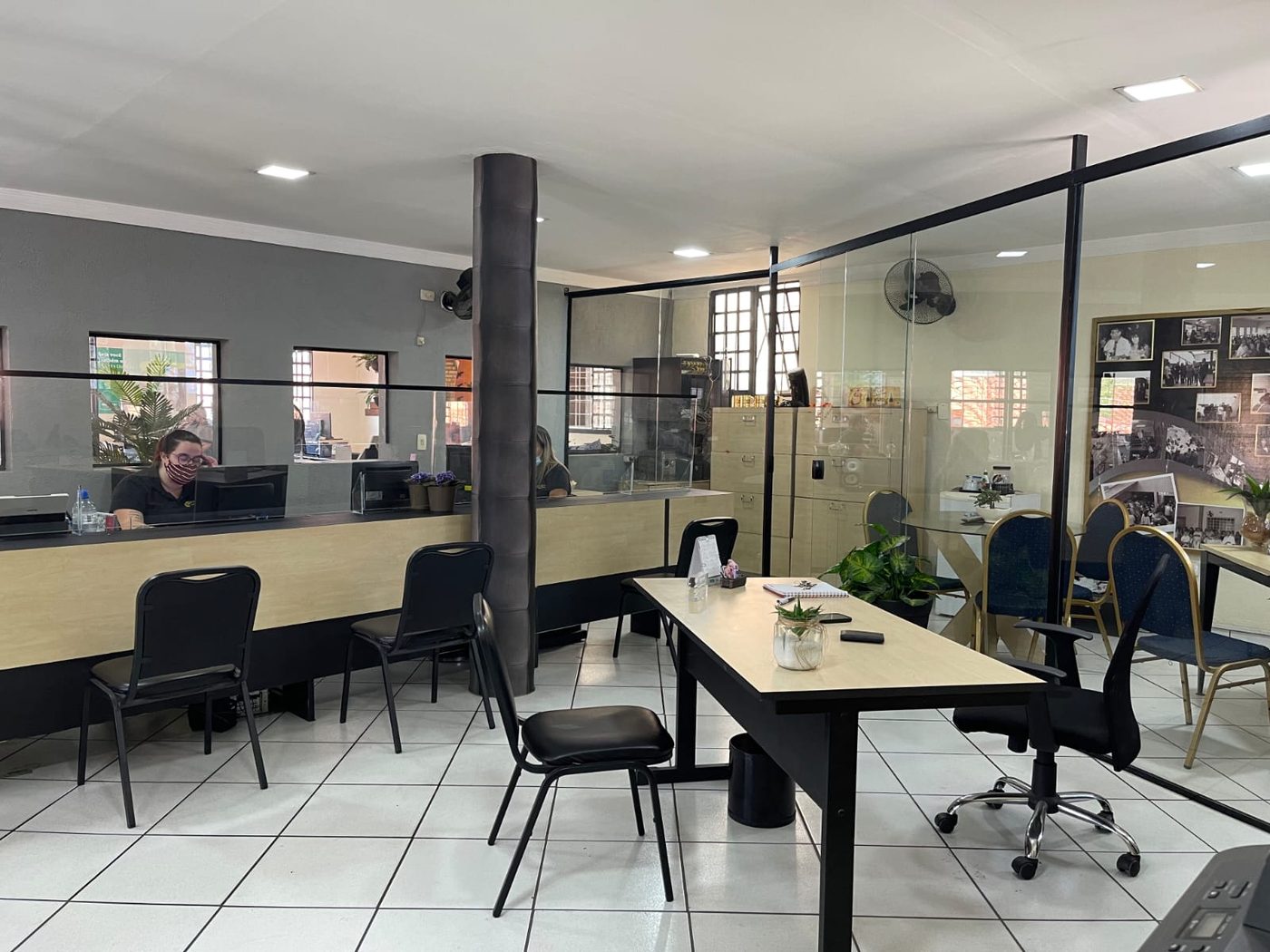 Sala de atendimento da World Quality