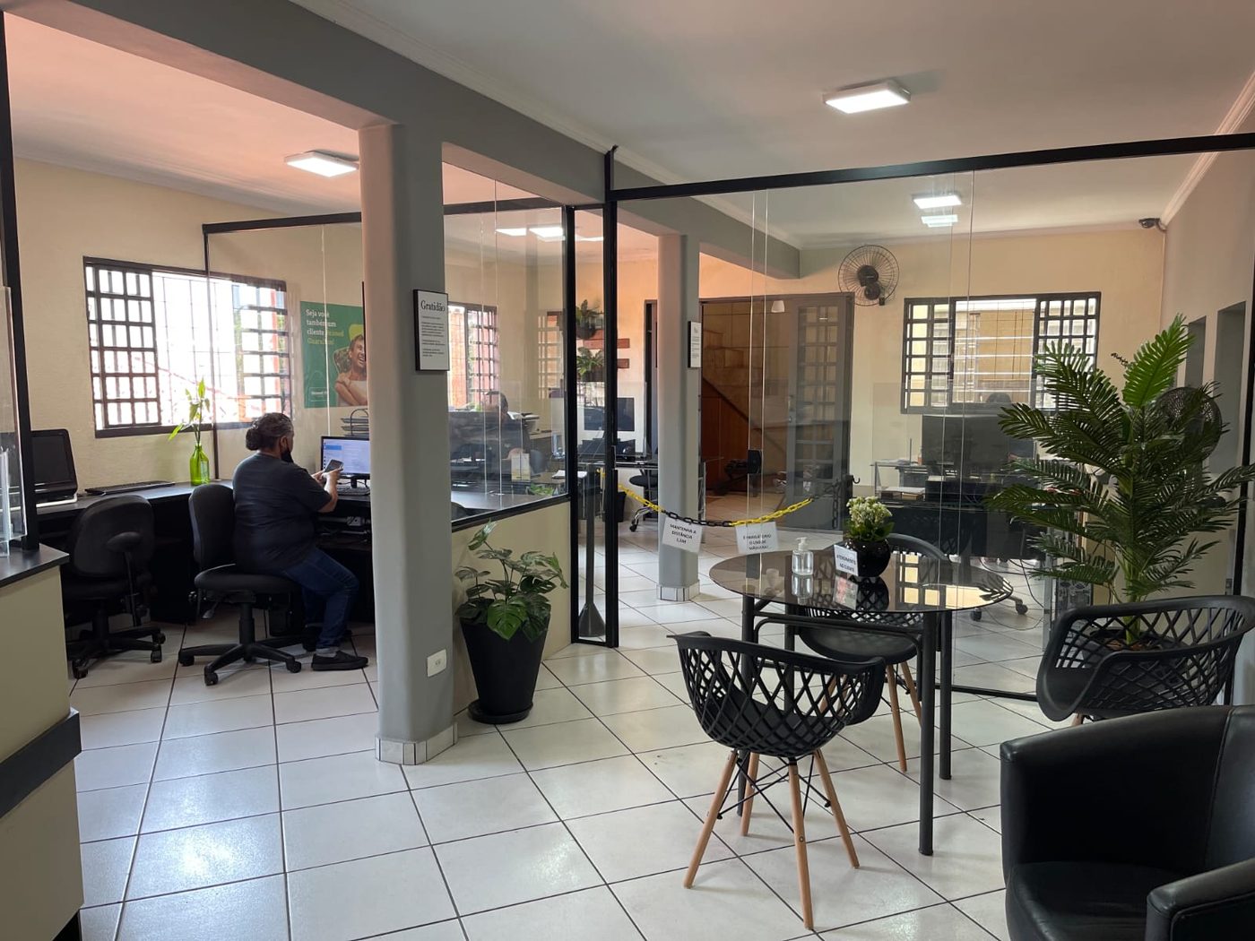Sala de vendas da World Quality